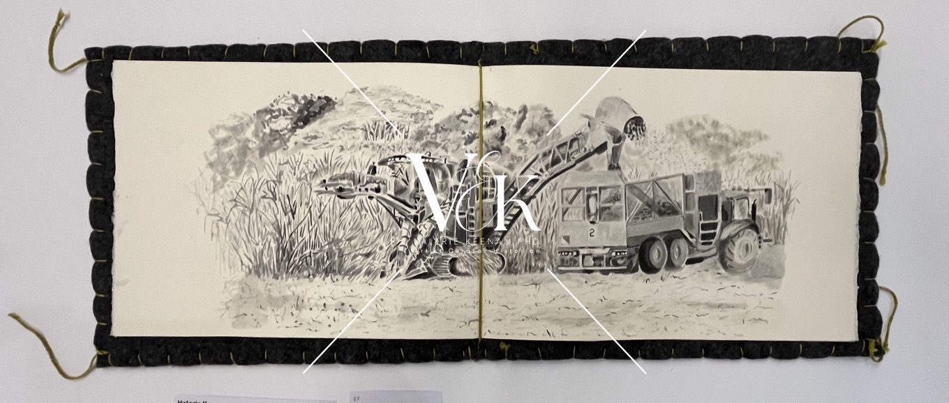 Harvesting up the Murray 2025, Artist book.