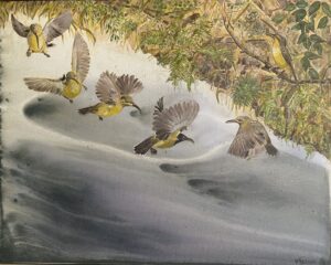 Flurry, Acrylic on Canvas, 2026